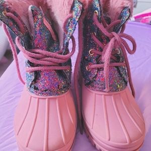 Girls London fog snow boots